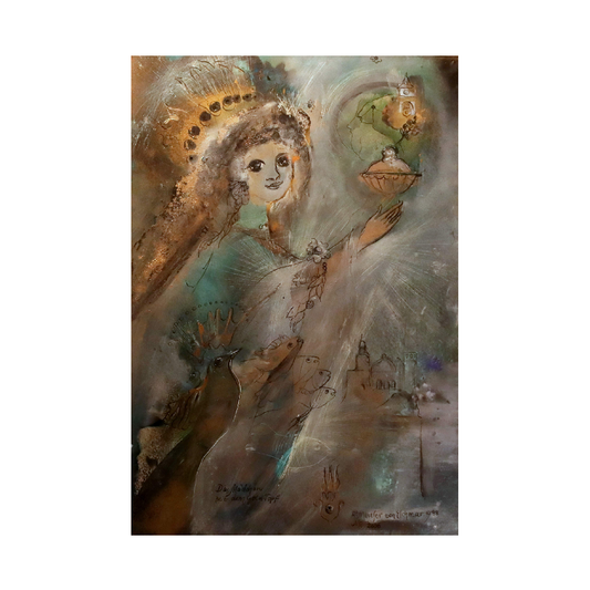 Das Mädchen mit Gold-Topf