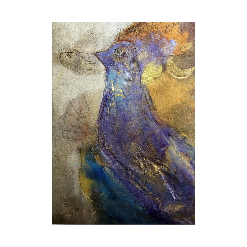 Blaue Vögel