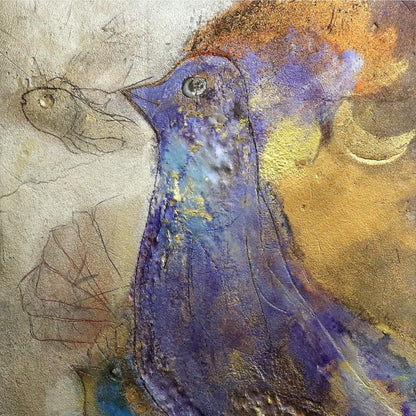 Blaue Vögel