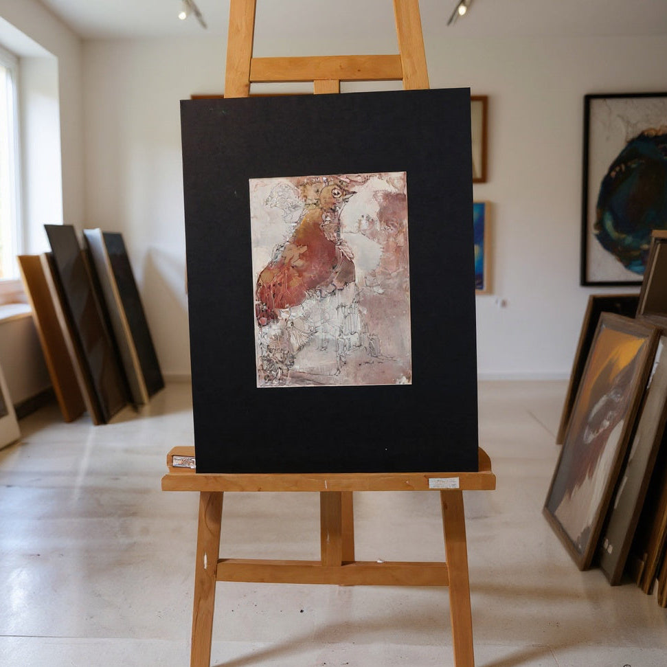 Der Gockel über der Vogelburg