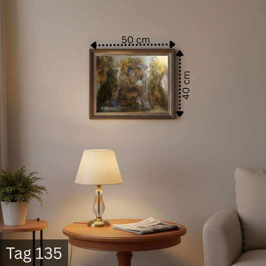 Vögel mit Blumenstrauß