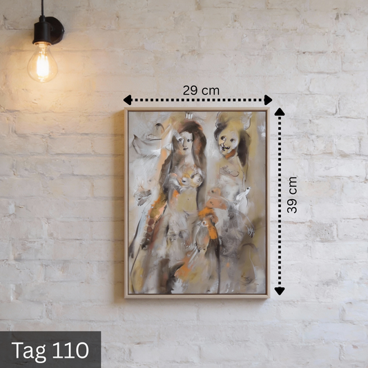 Goldenes Händlerpaar