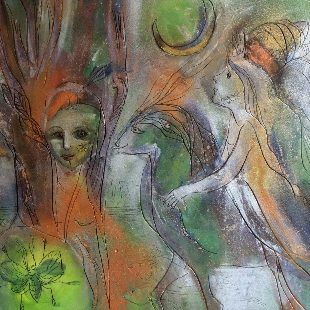 Frühlingsfee mit Leuchtkäfer