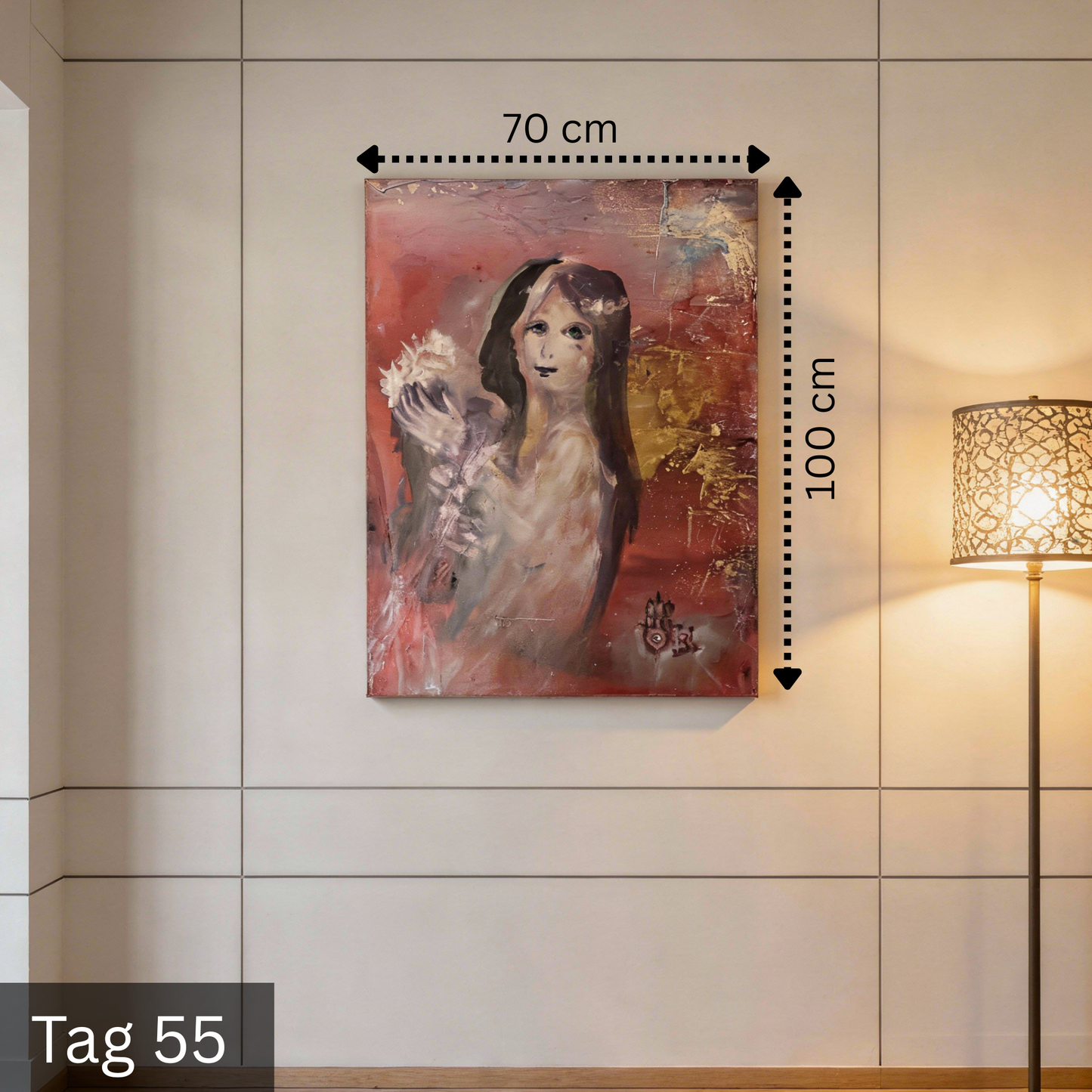 Mädchen mit Blume