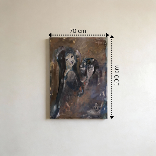 Mädchen mit Veilchen