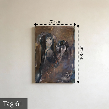 Mädchen mit Veilchen