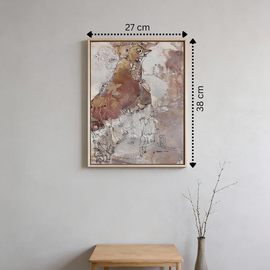 Der Gockel über der Vogelburg