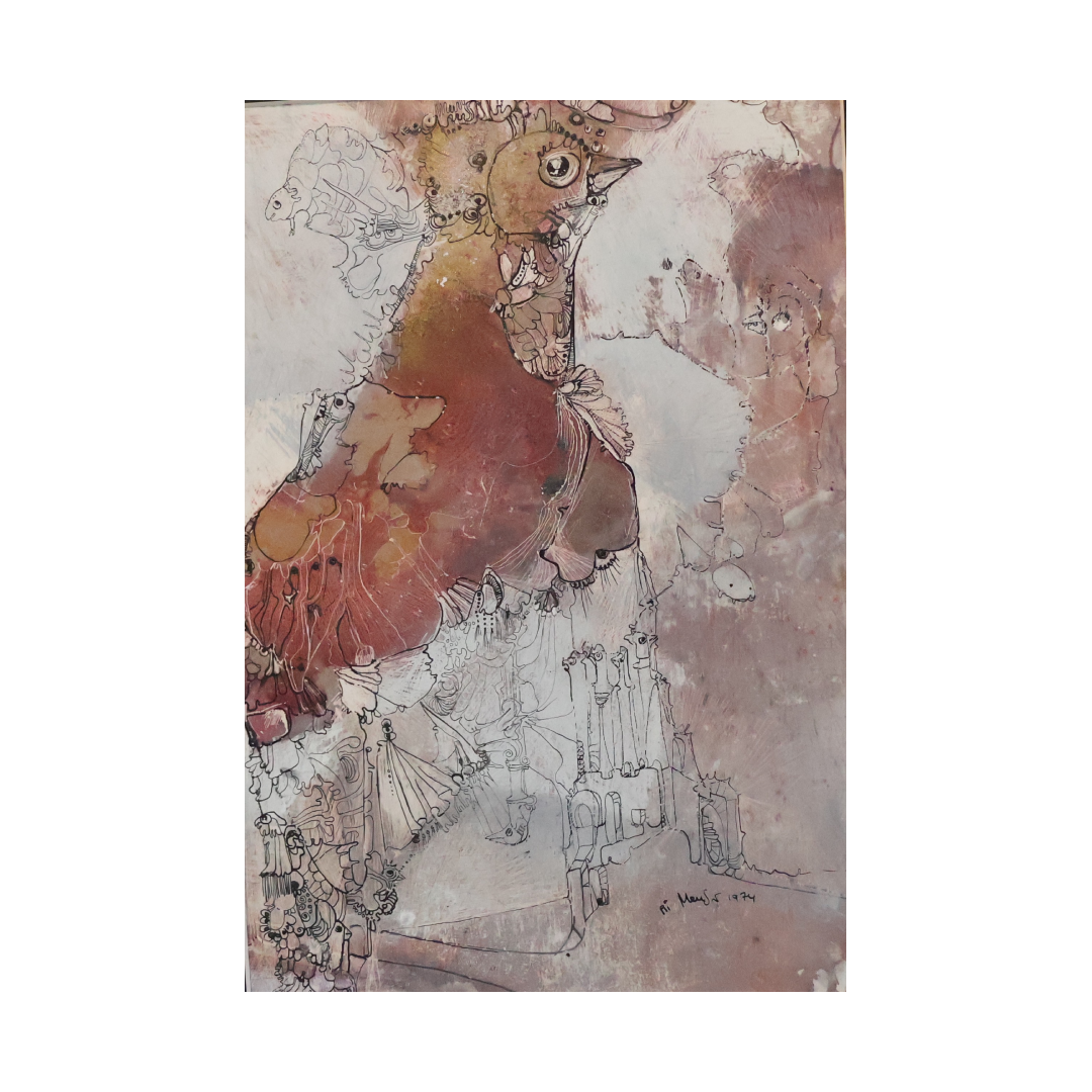 Der Gockel über der Vogelburg