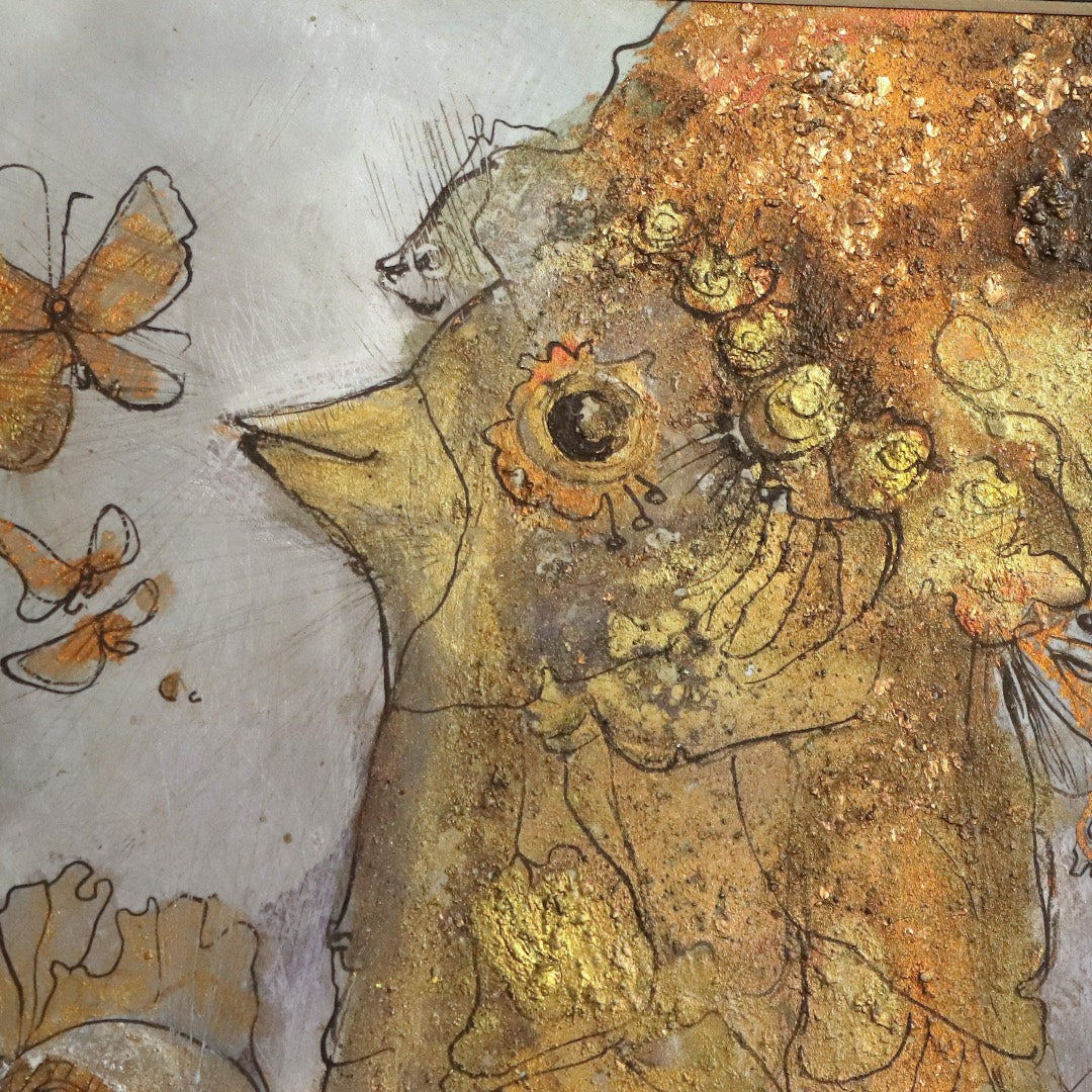 Vogelfamilie im Frühling