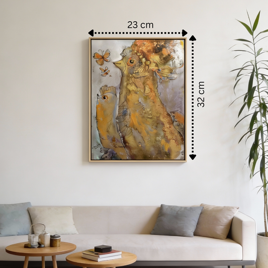 Vogelfamilie im Frühling