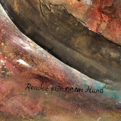 Rendez mit einem Hund – Titelschrift und Signatur