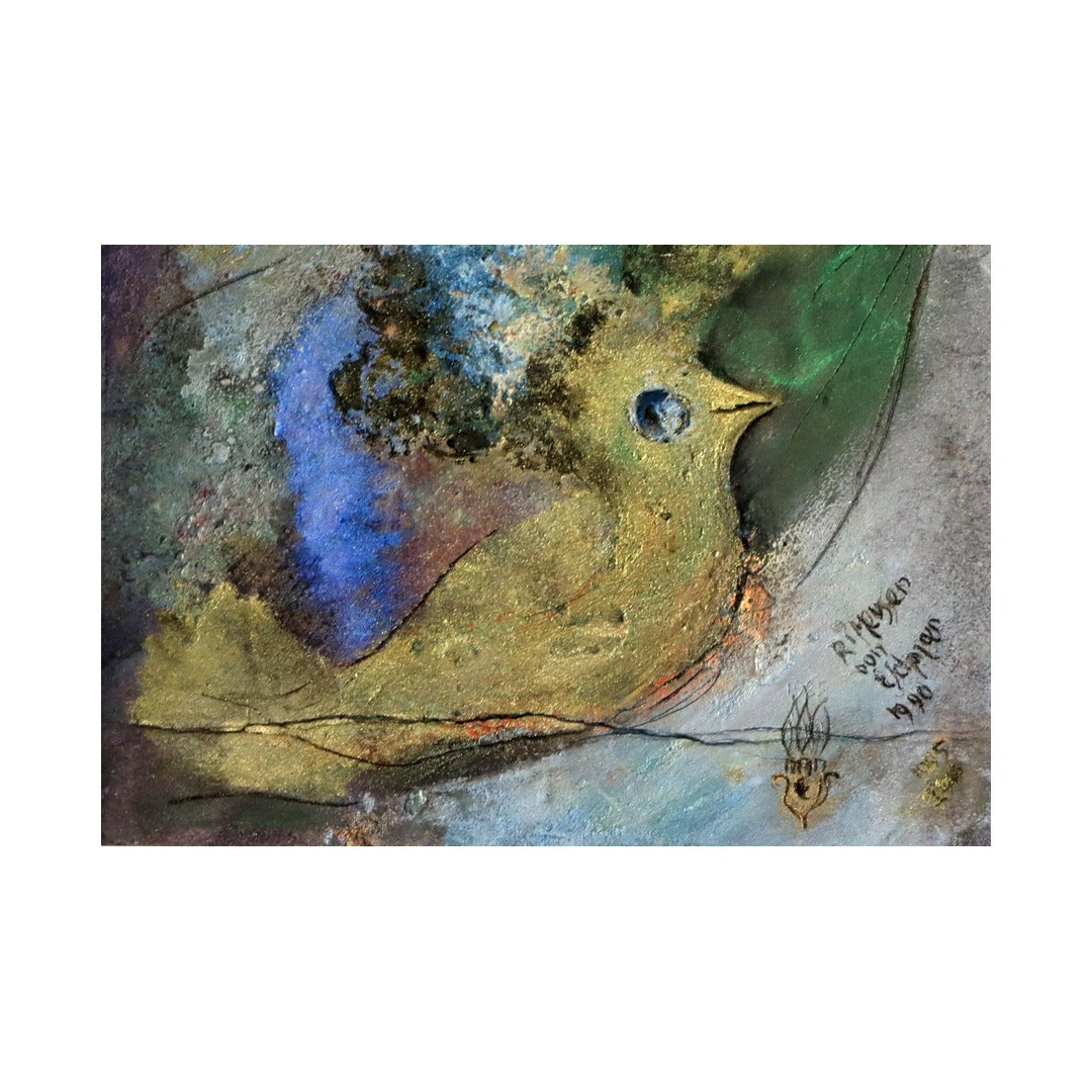 Vogel vor Burg – Signatur